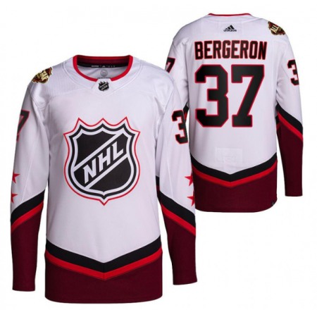 Men's Boston Bruins #37 Patrice Bergeron 2022 All-Star White Stitched Jersey