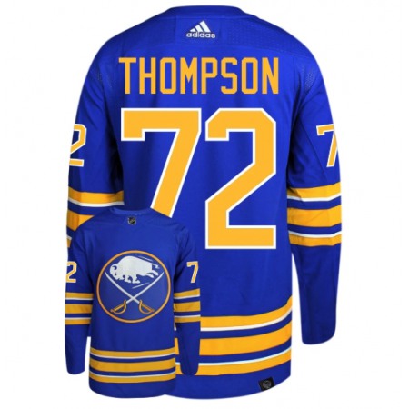 Men's Buffalo Sabres #72 Tage Thompson Blue Stitched Jersey