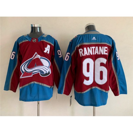 Men's Colorado Avalanche #96 Mikko Rantanen Burgundy Stitched Jersey