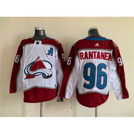 Men's Colorado Avalanche #96 Mikko Rantanen White Stitched Jersey