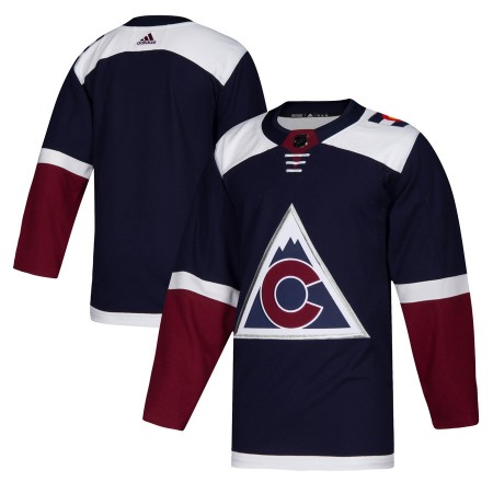 Men's Colorado Avalanche Navy Blue Blank Stitched NHL Jersey