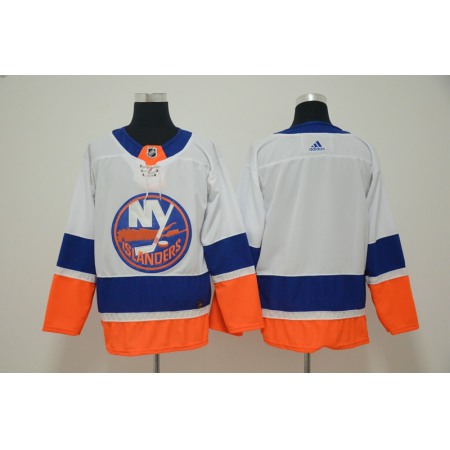 Men's New York Islanders White Stitched NHL Jersey