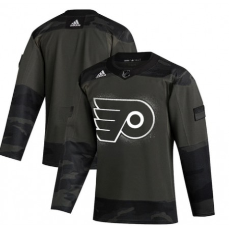 Men's Philadelphia Flyers Blank 2019 Black Camo Stitched NHL Jersey