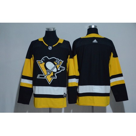 Men's Pittsburgh Penguins Black Adidas Stitched NHL Jersey