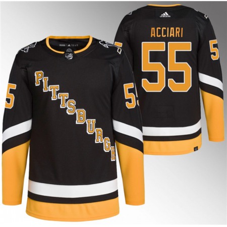 Men's Pittsburgh Penguins #55 Noel Acciari Black 2021/22 Alternate Primegreen Stitched Jersey