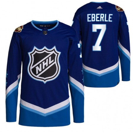 Men's Seattle Kraken #7 Jordan Eberle 2022 All-Star Blue Stitched Jersey