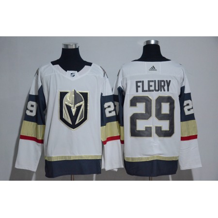 Men's Vegas Golden Knights #29 Marc-Andre Fleury White Adidas Stitched NHL Jersey