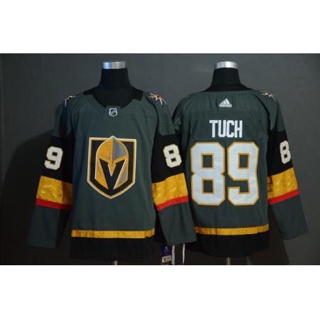 Men's Vegas Golden Knights #89 Alex Tuch Grey Stitched NHL Jersey