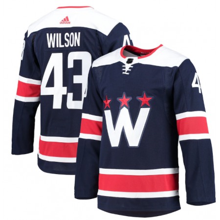 Men's Washington Capitals #43 Tom Wilson Navy Pro Stitched Jersey
