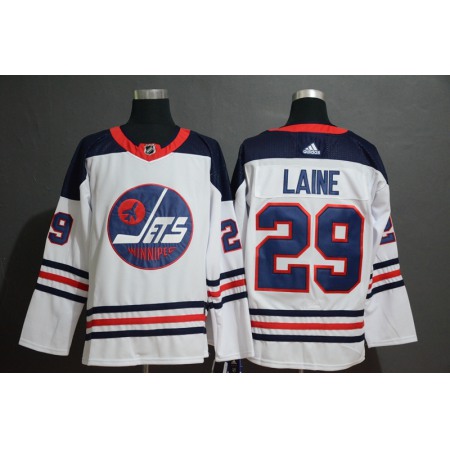 Men's Winnipeg Jets #29 Patrik Laine White Stitched NHL Jersey