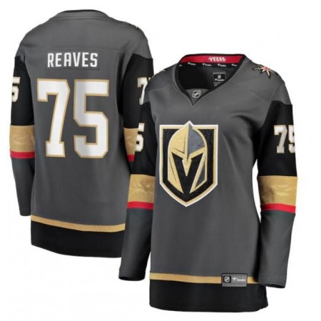 Women's Vegas Golden Knights #75 Ryan Reaves Gray Stitched Jersey