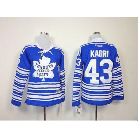 Maple Leafs #43 Nazem Kadri Blue 2014 Winter Classic Women's Stitched NHL Jersey