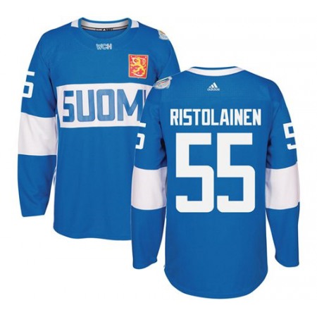Team Finland #55 Rasmus Ristolainen Blue 2016 World Cup Stitched NHL Jersey