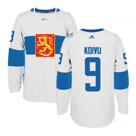 Team Finland #9 Mikko Koivu White 2016 World Cup Stitched NHL Jersey
