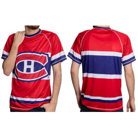 Men's Montreal Canadiens Blank Red Shirt