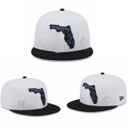 Miami Marlins Snapback Hat